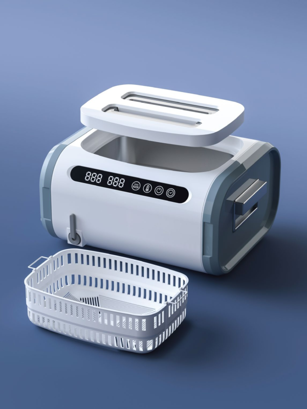 M9E101 compact 3L 48kHz ultrasonic cleaner with touch control and drain valve