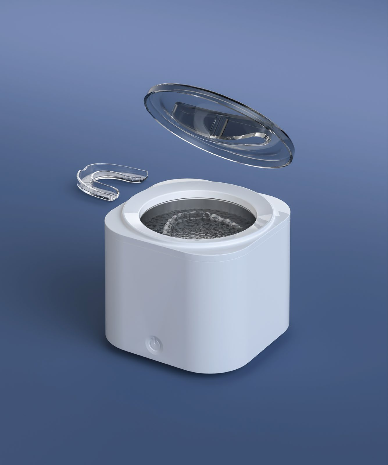 M9D1201 48kHz ultrasonic retainer cleaner with clear aligner