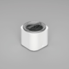 White Ultrasonic Aligner Cleaner White M9D1201 ultrasonic aligner cleaner with transparent lid