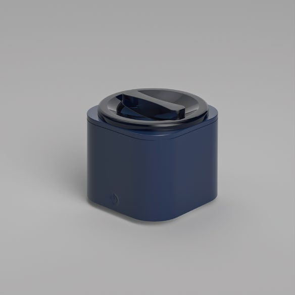 Blue Ultrasonic Dental Appliance Cleaner Blue M9D1201 48kHz ultrasonic dental appliance cleaner