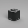 Black 48kHz ultrasonic retainer cleaner for aligners, dentures and mouthguards