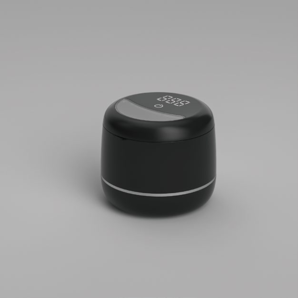 Black ultrasonic retainer cleaner for aligners and dentures