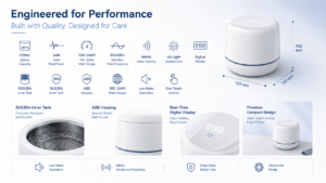 M9C3202 ultrasonic retainer cleaner specifications and product features