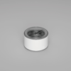 White Rechargeable Retainer Cleaner White M9C5101 rechargeable ultrasonic retainer cleaner with transparent lid
