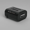 M9E101 ultrasonic cleaner black version for home jewelry and glasses cleaning