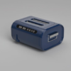 M9E101 ultrasonic cleaner blue model compact home cleaning device