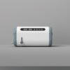 M9E101 ultrasonic cleaner in white color features a compact and modern design. This home ultrasonic cleaning device uses ultrasonic vibration technology to remove dirt and residues from jewelry, eyeglasses, watches, dental aligners and other small items.