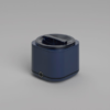 Navy blue 48kHz ultrasonic retainer cleaner for aligners, dentures and mouthguards