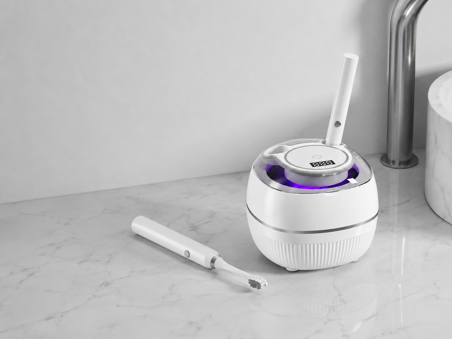 ultrasonic retainer cleaner for aligners retainers and toothbrushes