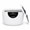 VGT-6250 2.5L heated ultrasonic cleaner with open lid and removable basket