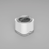 White 48kHz ultrasonic retainer cleaner for aligners, dentures and mouthguards