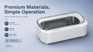 350ml ultrasonic cleaner with SUS304 stainless steel tank