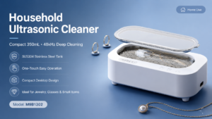 M9B1302 household ultrasonic cleaner for jewelry glasses and home use