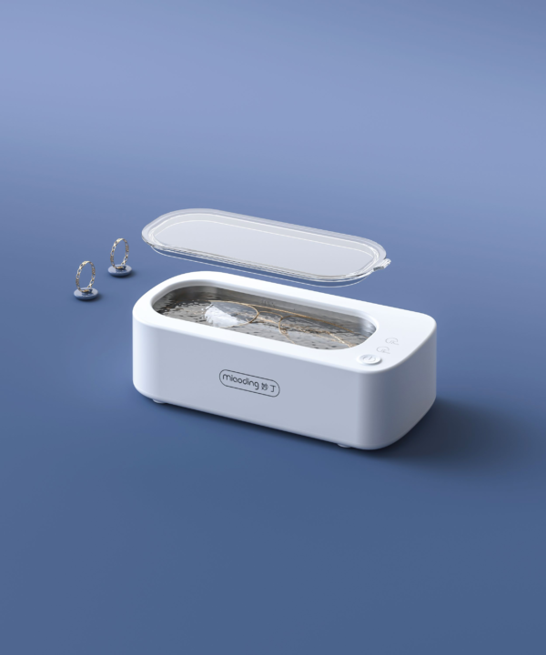 M9B1303 Ultrasonic Jewelry Cleaner with Open Lid M9B1303 350mL ultrasonic jewelry cleaner with open lid for home use