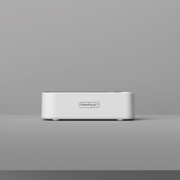 Compact Ultrasonic Cleaner M9B1303 Side View M9B1303 compact home ultrasonic cleaner side view