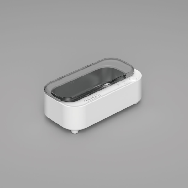 White 350ml Ultrasonic Cleaner M9B1301 white compact ultrasonic cleaner for glasses and jewelry