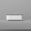 White M9B1301 Ultrasonic Cleaner Side View white 350ml ultrasonic cleaner side view M9B1301