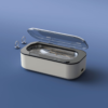 48kHz Ultrasonic Jewelry Cleaner M9B1301 M9B1301 48kHz ultrasonic jewelry cleaner with open lid