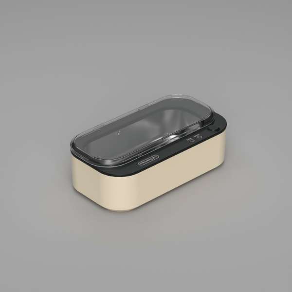 Beige 350ml Ultrasonic Cleaner M9B1301 beige 350ml ultrasonic cleaner for jewelry and glasses