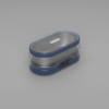 M9B1306 Compact Home Ultrasonic Cleaner M9B1306 compact home ultrasonic cleaner side angle