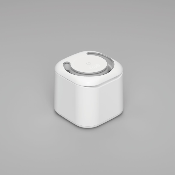 White Ultrasonic Retainer Cleaning Machine white ultrasonic retainer cleaning machine with rounded square design