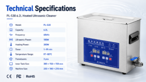 PL-S30 6.2L ultrasonic cleaner technical specifications