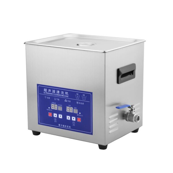 PL-S40 10L 40kHz Heated Ultrasonic Cleaner PL-S40 10L 40kHz heated ultrasonic cleaner with digital control and drain valve