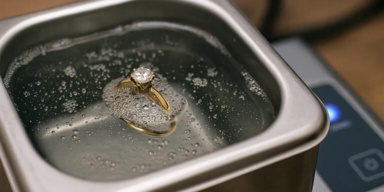 ultrasonic cleaning solution for gold jewelry in ultrasonic cleaner