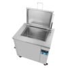 60L industrial ultrasonic cleaner with open SUS304 tank and cleaning basket