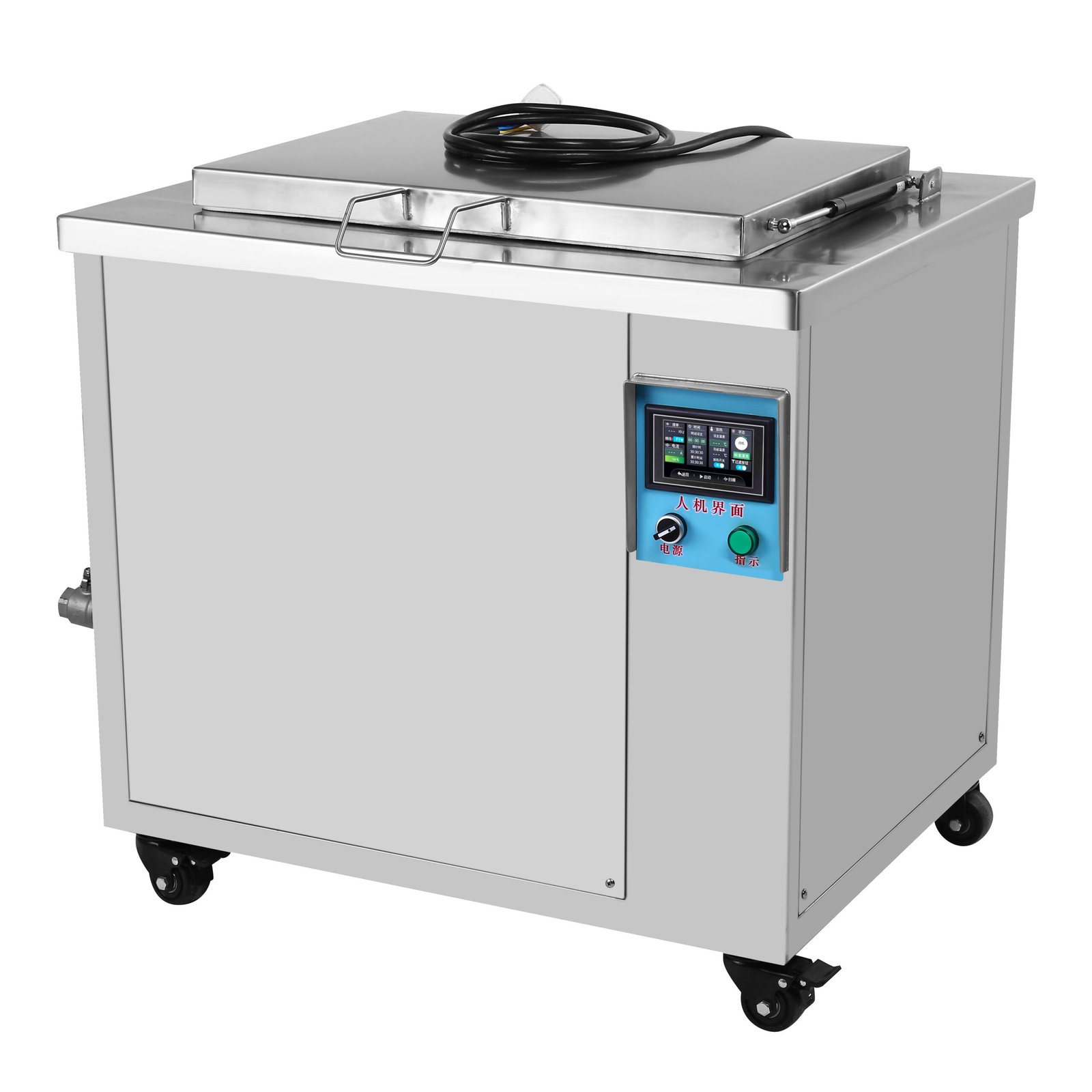 Industrial ultrasonic cleaning machine for manufacturing and precision parts cleaning