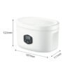 GT-F2 Ultrasonic Cleaner Dimensions GT-F2 compact ultrasonic cleaner size 187 x 123 x 111 mm