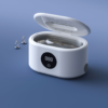 M9B3601 ultrasonic cleaner with open lid cleaning eyeglasses