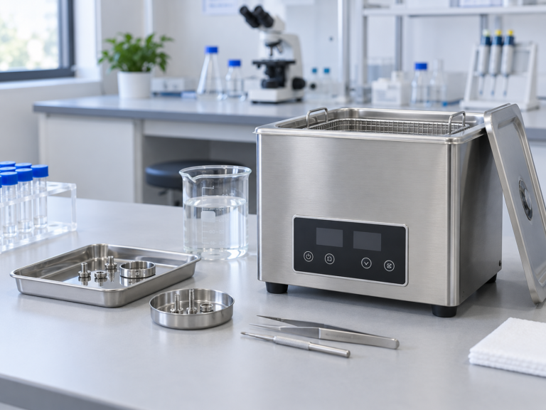 Laboratory ultrasonic cleaner for precision parts and small batch cleaning