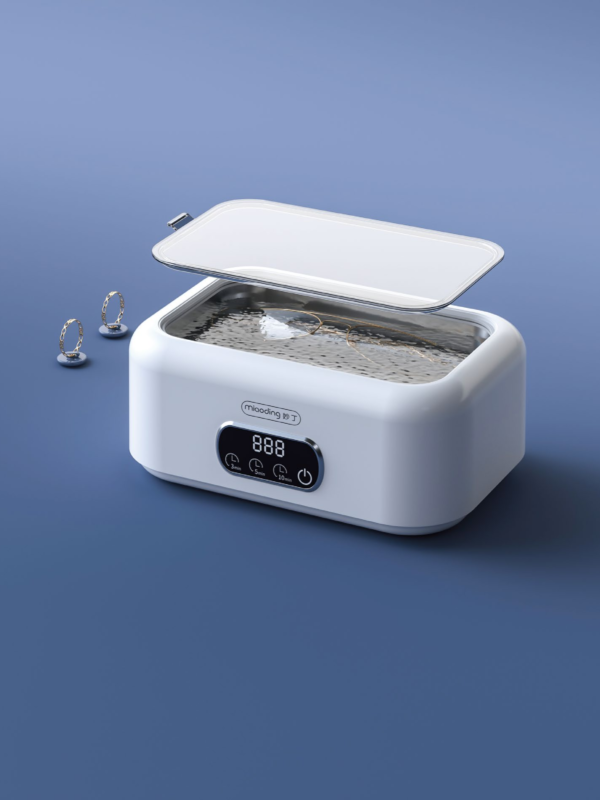 48kHz ultrasonic cleaner for eyeglasses and everyday items