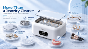 M9B2701 700mL household ultrasonic cleaner with 48kHz deep cleaning