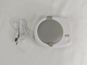 GZ-CS08 cordless ultrasonic cleaner open lid side view