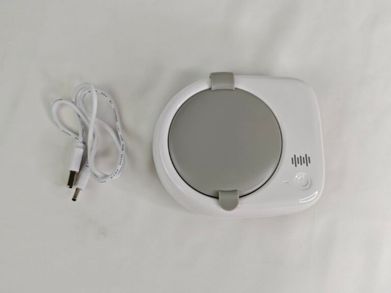GZ-CS08 cordless ultrasonic cleaner open lid side view